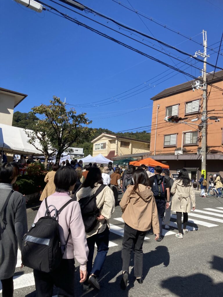 会場に到着した時の様子